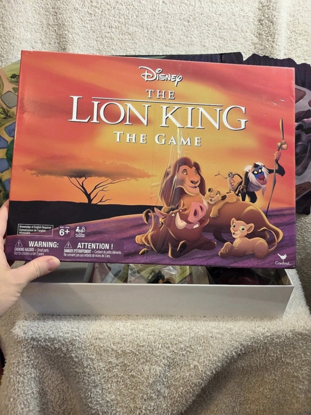 Disney The Lion King The Game Board Game Complete Set